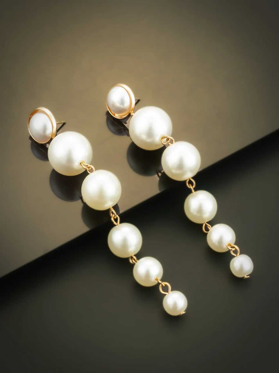 Ynf Alloy KESH105 ER4130 Womens Jewellery Wholesale Fancy Earrings Pearl Jewelry Gold Plated Jewelry Manufacturer - Jewellery Export