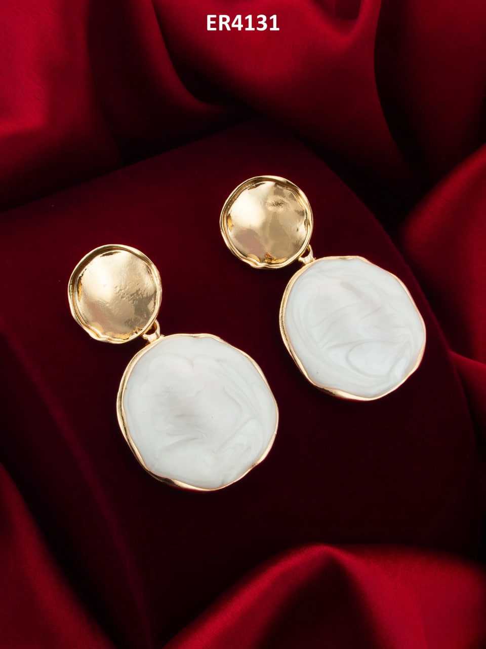 Ynf Alloy KESH105 ER4131 Womens Jewellery Wholesale Fancy Earrings Artificial Earring Gold Plated Jewelry Manufacturer - Jewellery Export