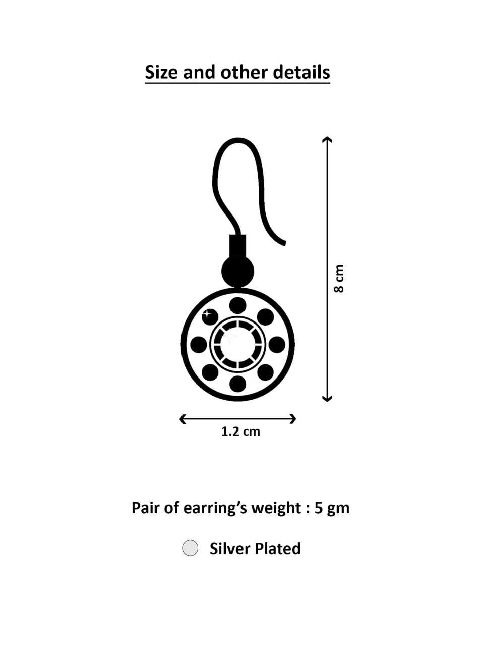 Ynf Alloy KESH105 ER4132 Womens Jewellery Wholesale Fancy Earrings Silver Plated Jewelry Party Wear Jewelry Manufacturer - Jewellery Export