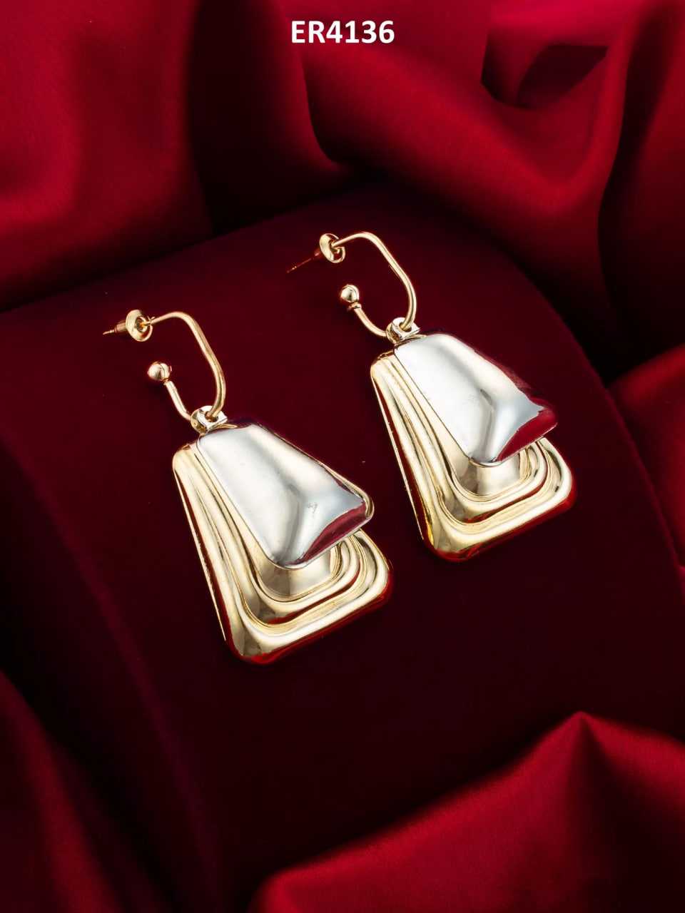 Ynf Alloy KESH105 ER4136 Womens Jewellery Wholesale Fancy Earrings Artificial Earring Gold Plated Jewelry Manufacturer - Jewellery Export