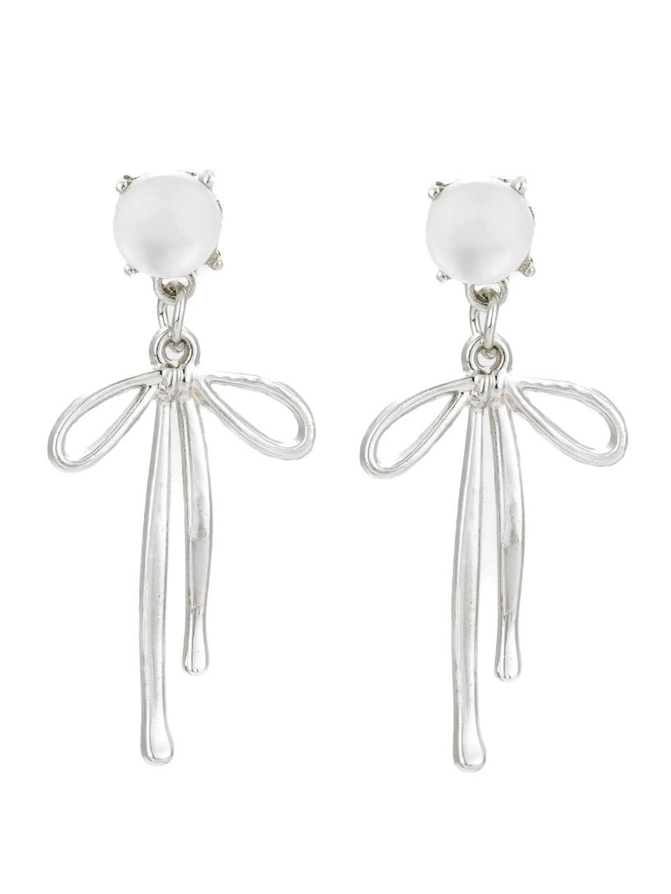 Ynf Alloy KESH105 ER4137 Womens Jewellery Wholesale Fancy Earrings Silver Plated Jewelry Party Wear Jewelry Manufacturer - Jewellery Export