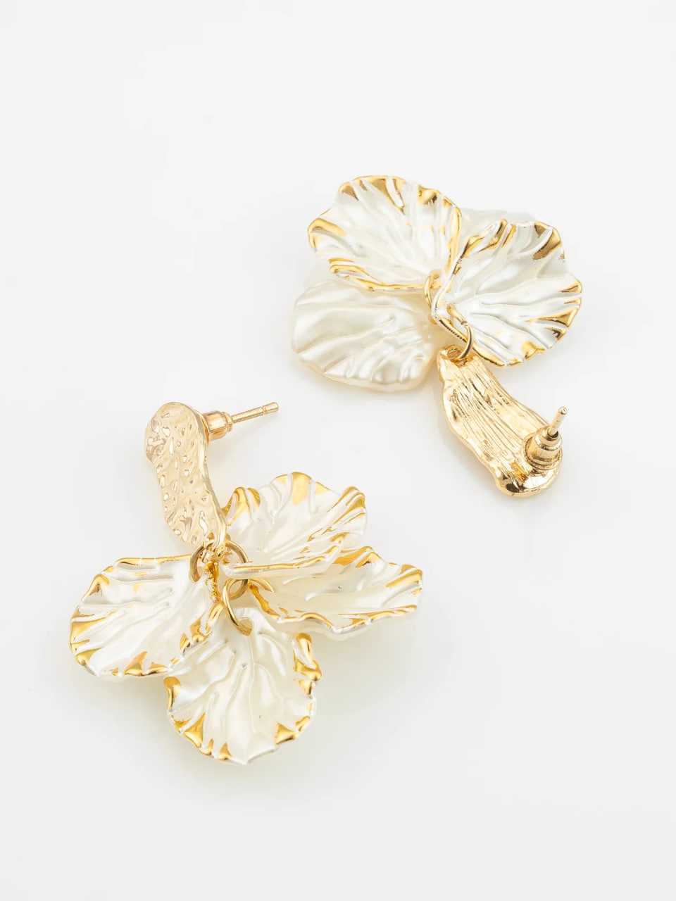 Ynf Alloy KESH105 ER4139 Womens Jewellery Wholesale Fancy Earrings Artificial Earring Gold Plated Jewelry Manufacturer - Jewellery Export