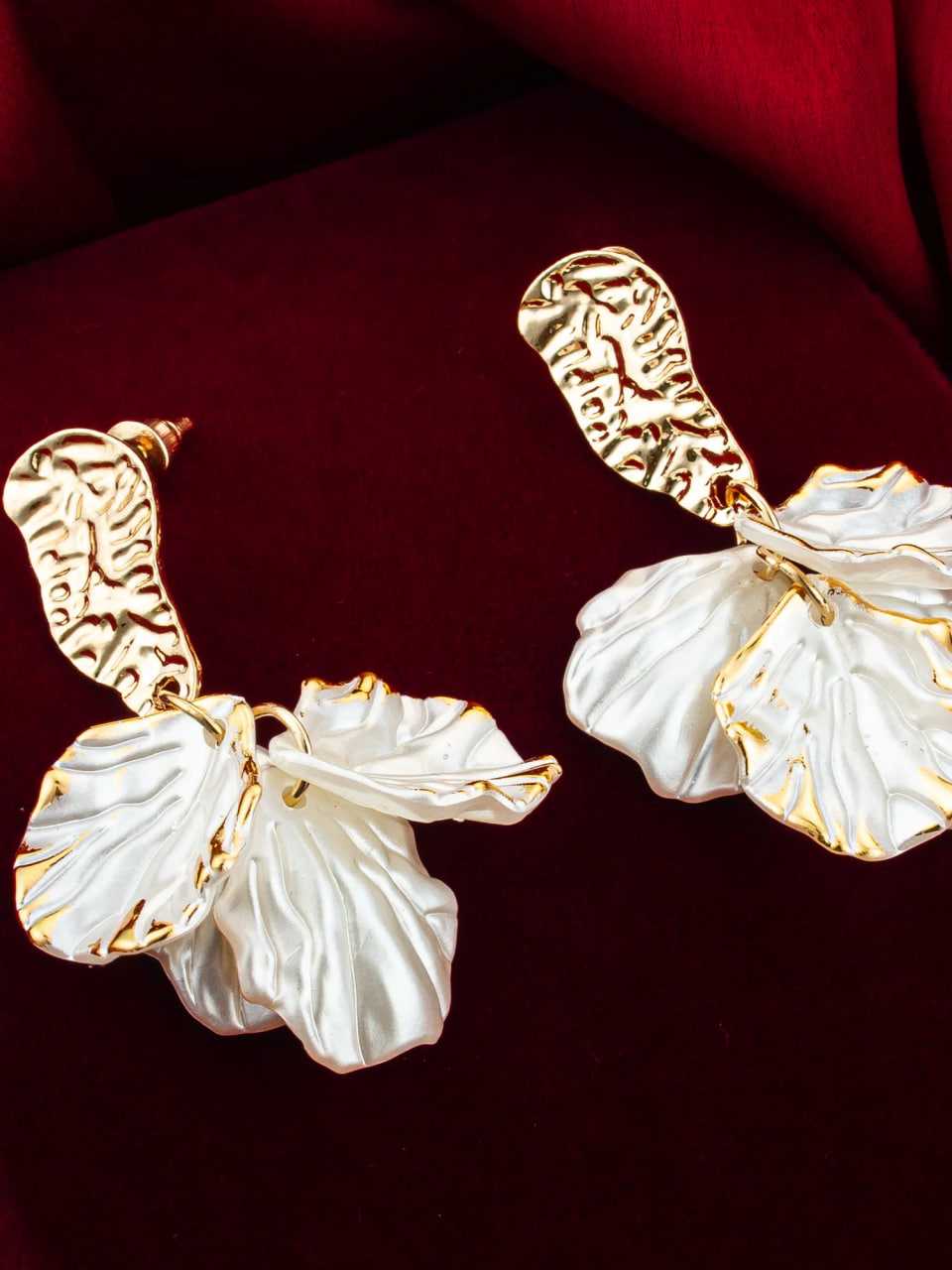 Ynf Alloy KESH105 ER4139 Womens Jewellery Wholesale Fancy Earrings Artificial Earring Gold Plated Jewelry Manufacturer - Jewellery Export