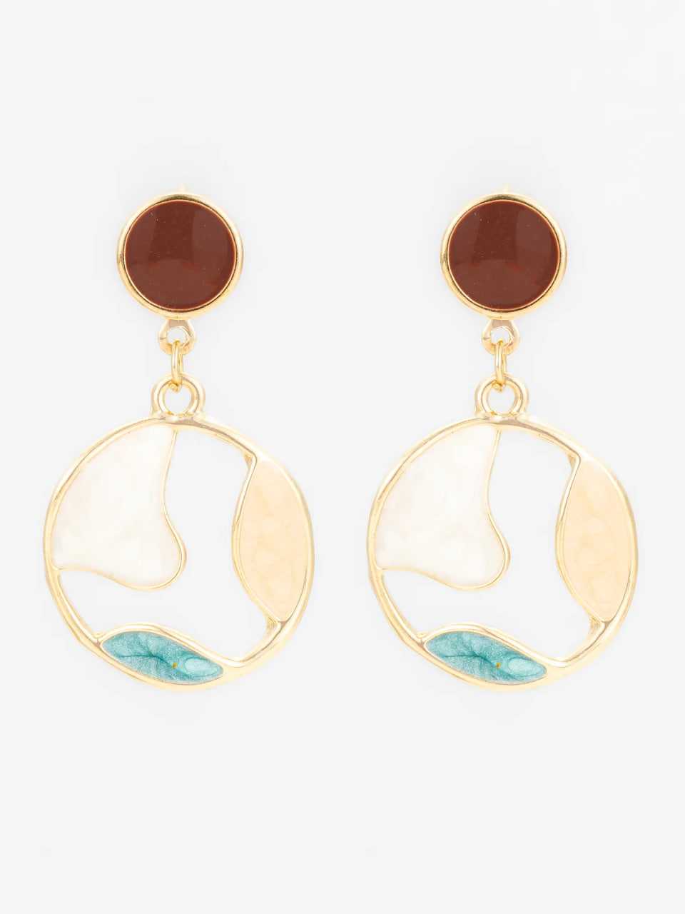 Ynf Alloy KESH105 ER4140 Womens Jewellery Wholesale Gold Plated Jewelry Long Earrings Party Wear Jewelry Manufacturer - Jewellery Export