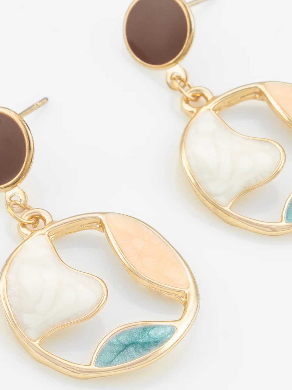 Ynf Alloy KESH105 ER4140 Womens Jewellery Wholesale Gold Plated Jewelry Long Earrings Party Wear Jewelry Manufacturer - Jewellery Export