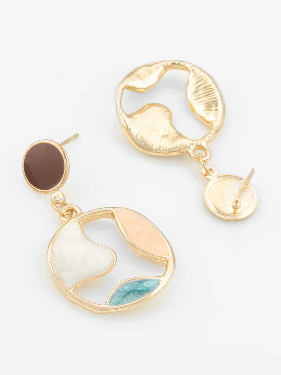 Ynf Alloy KESH105 ER4140 Womens Jewellery Wholesale Gold Plated Jewelry Long Earrings Party Wear Jewelry Manufacturer - Jewellery Export