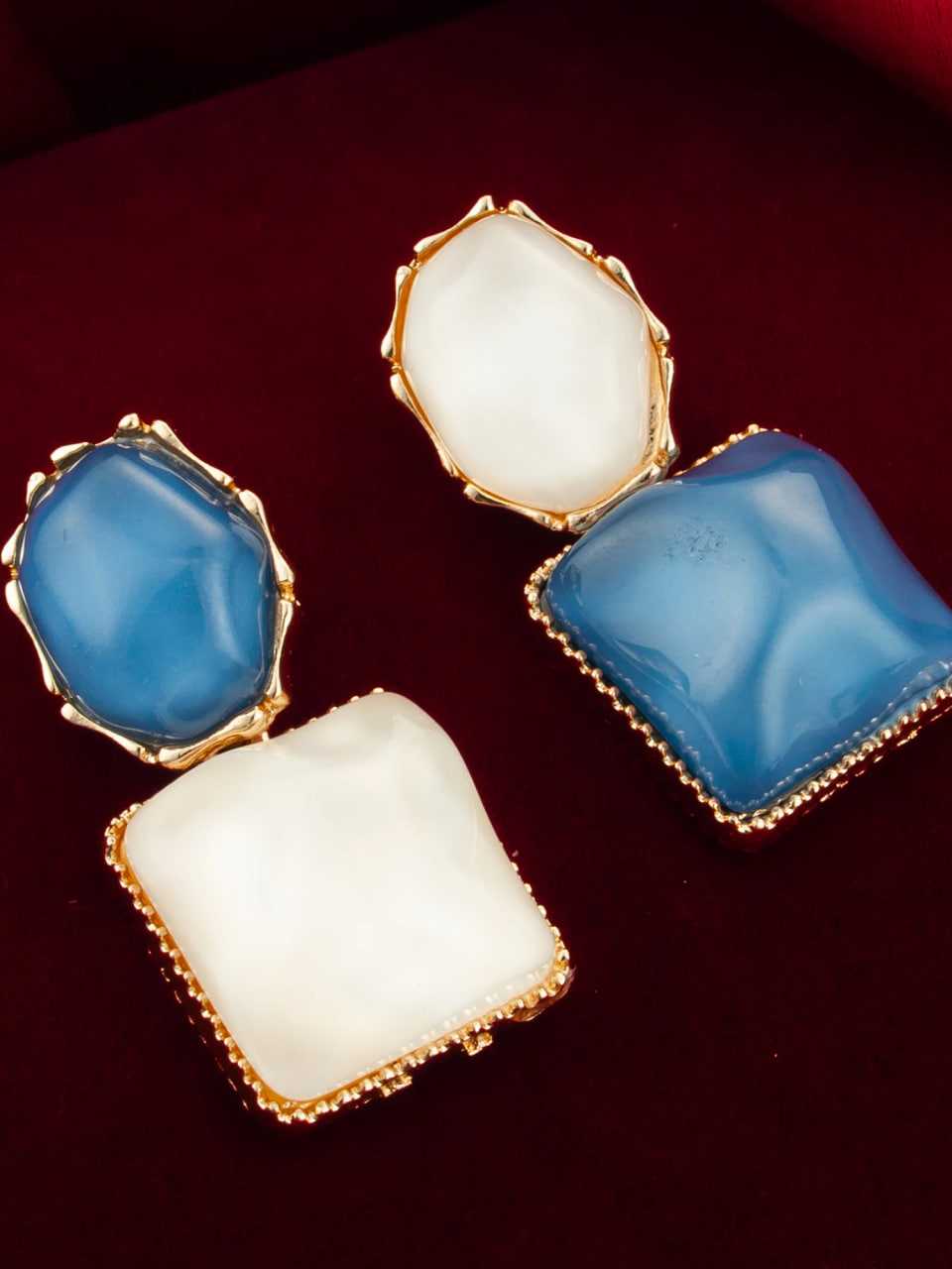 Ynf Alloy KESH105 ER4141 Womens Jewellery Wholesale Fancy Earrings Artificial Earring Gold Plated Jewelry Manufacturer - Jewellery Export