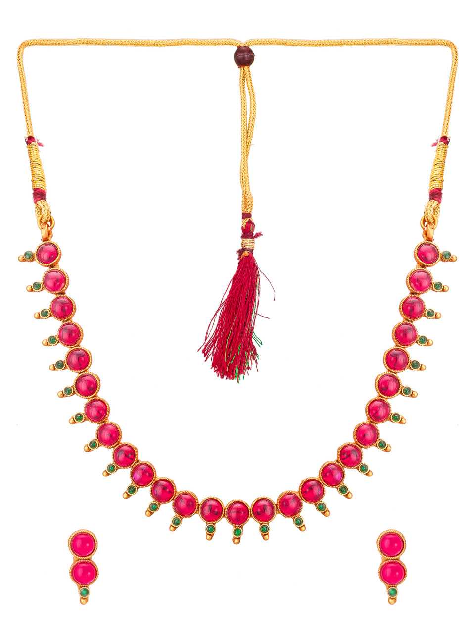 Ynf Brass KESH105 NK3563 Womens Jewellery Wholesale Necklaces Set Fashion Necklace Artificial Necklaces Manufacturer - Jewellery Export