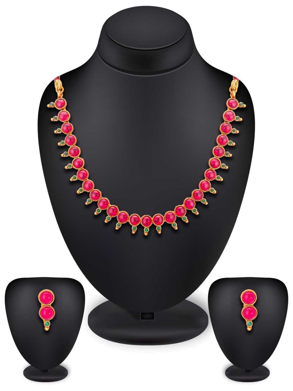 Ynf Brass KESH105 NK3563 Womens Jewellery Wholesale Necklaces Set Fashion Necklace Artificial Necklaces Manufacturer - Jewellery Export