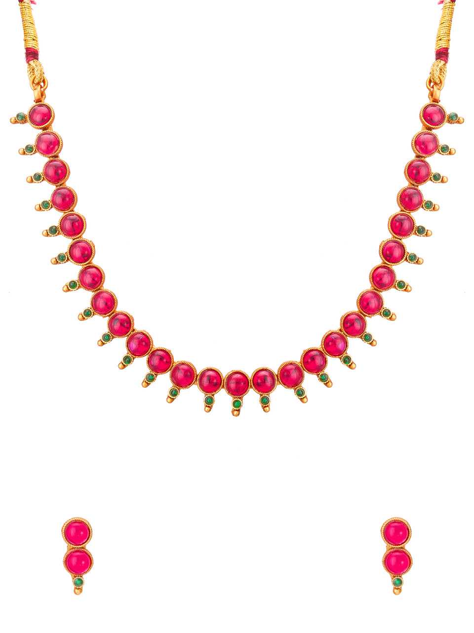 Ynf Brass KESH105 NK3563 Womens Jewellery Wholesale Necklaces Set Fashion Necklace Artificial Necklaces Manufacturer - Jewellery Export