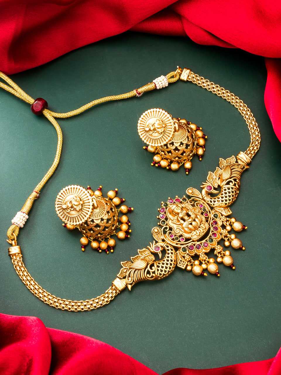 Ynf Brass KESH105 NK3960 Womens Jewellery Wholesale Choker Necklaces Temple Jewelry Manufacturer - Jewellery Export