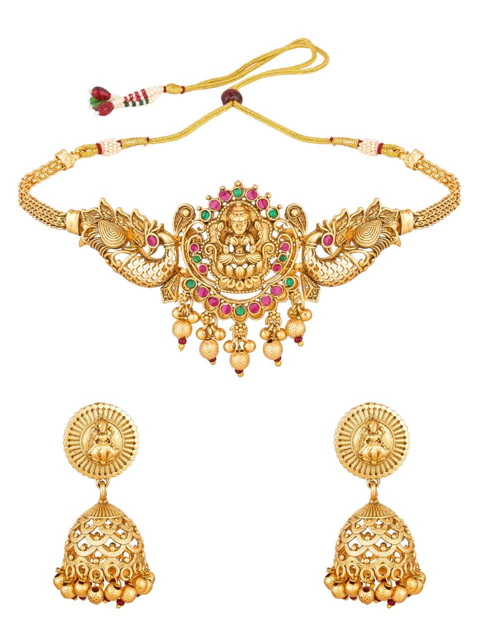 Ynf Brass KESH105 NK3960 Womens Jewellery Wholesale Choker Necklaces Temple Jewelry Manufacturer - Jewellery Export