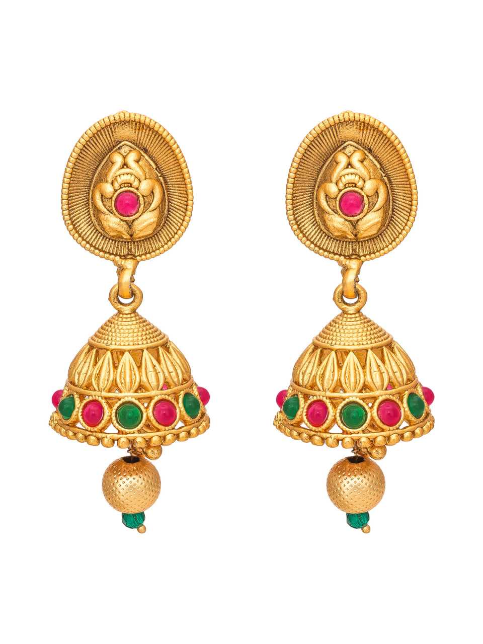 Ynf Brass KESH105 NK3975 Womens Jewellery Wholesale Necklaces Set Temple Jewelry Manufacturer - Jewellery Export