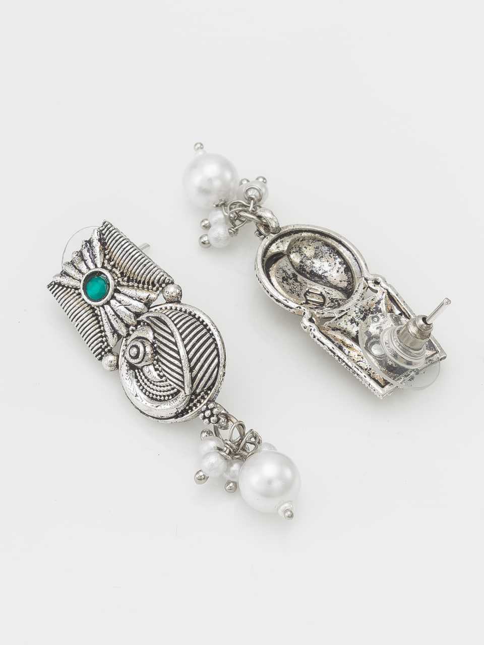 Ynf Brass KESH105 NK4063 Womens Jewellery Wholesale Oxidized Jewellery Set Manufacturer - Jewellery Export