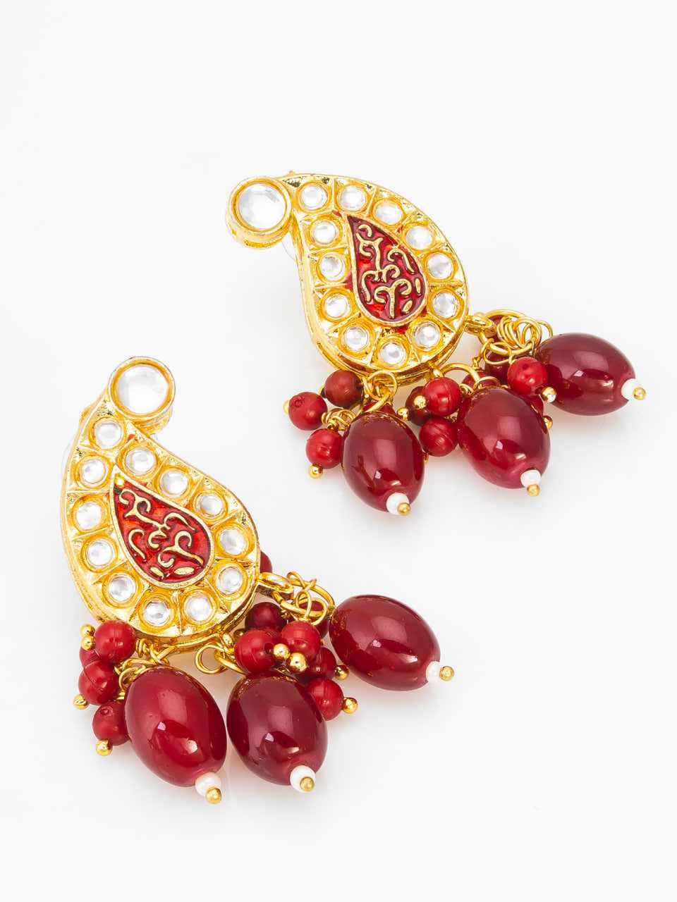 Ynf Brass KESH105 NK4095 Womens Jewellery Wholesale Long Sets Fancy Mala Necklaces Kundan Pendant Sets Manufacturer - Jewellery Export