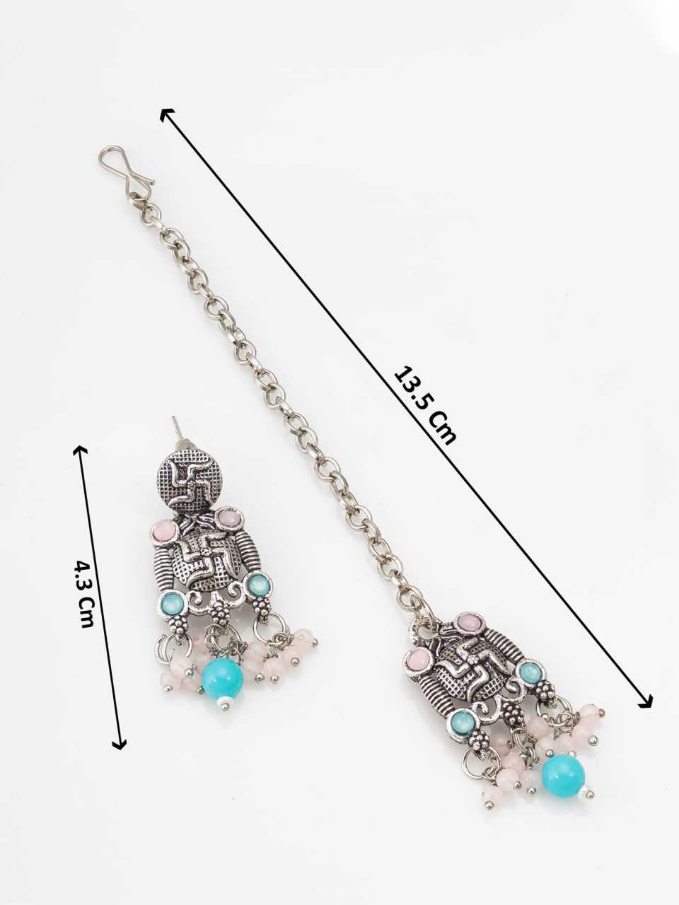 Ynf Brass KESH105 NK4098 Womens Jewellery Wholesale Oxidized Jewellery Set Manufacturer - Jewellery Export