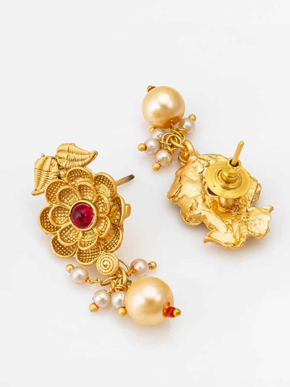 Ynf Brass KESH105 NK4200 Womens Jewellery Wholesale Long Sets Golden Necklace Set Manufacturer - Jewellery Export