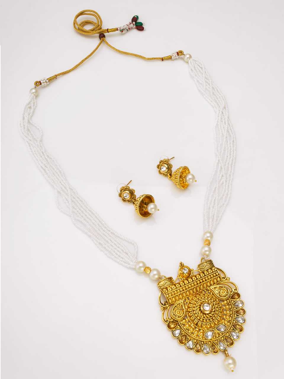 Ynf Brass KESH105 NK4246 Womens Jewellery Wholesale Long Sets Fancy Mala Necklaces Manufacturer - Jewellery Export