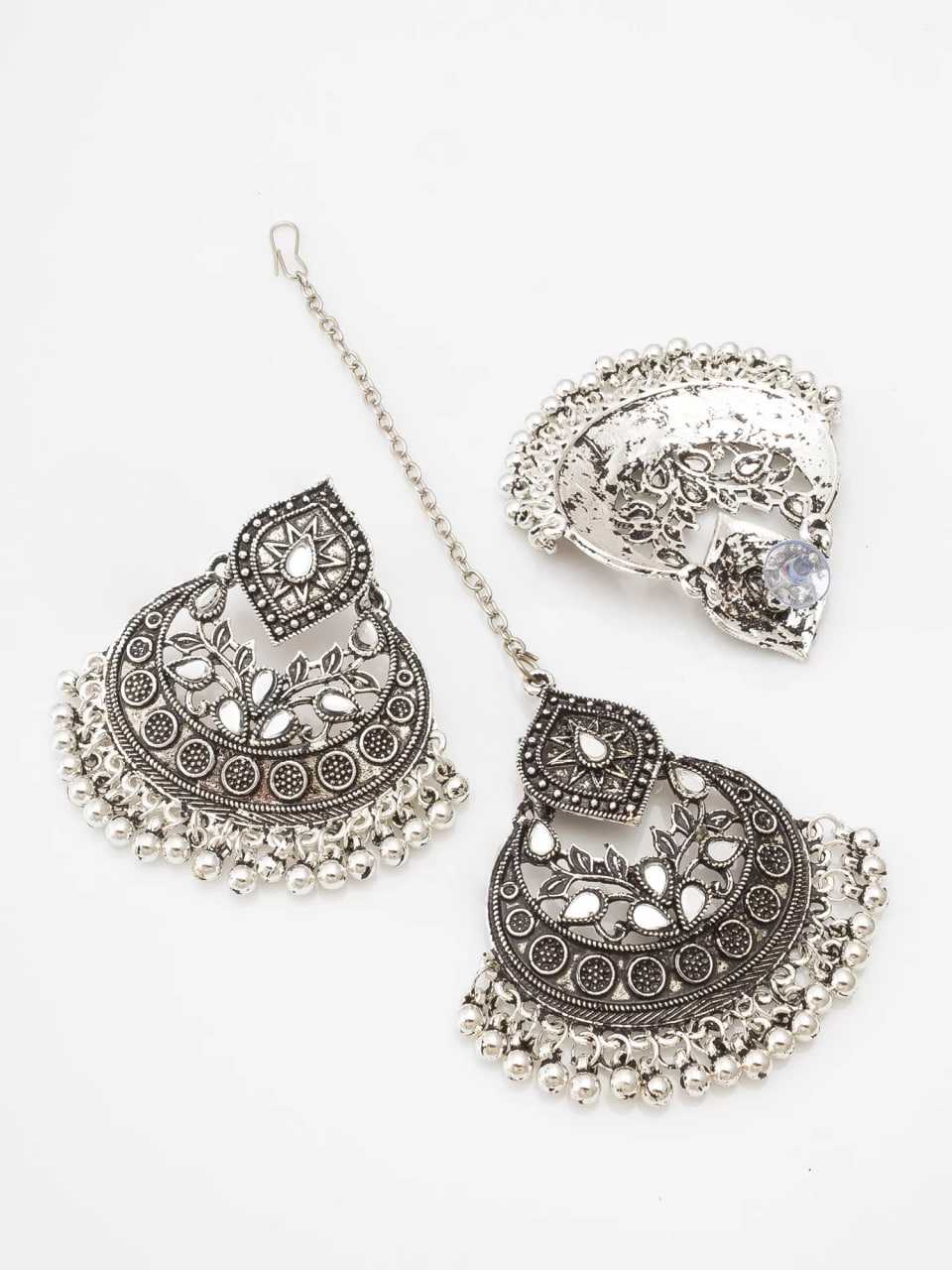 Ynf Brass KESH105 NK4294 Womens Jewellery Wholesale Oxidized Jewellery Set Manufacturer - Jewellery Export