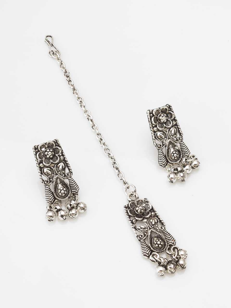 Ynf Brass KESH105 NK4313 Womens Jewellery Wholesale Oxidized Jewellery Set Manufacturer - Jewellery Export