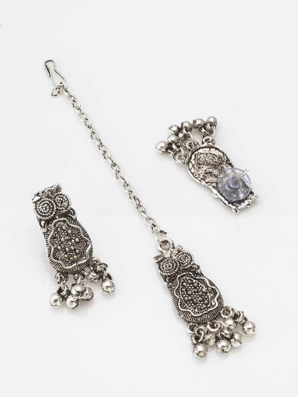 Ynf Brass KESH105 NK4316 Womens Jewellery Wholesale Oxidized Jewellery Set Manufacturer - Jewellery Export