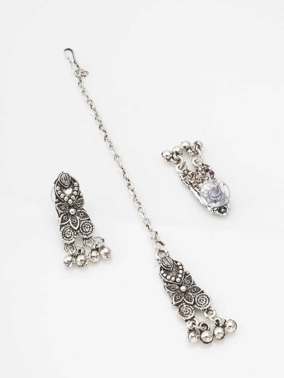 Ynf Brass KESH105 NK4317 Womens Jewellery Wholesale Oxidized Jewellery Set Manufacturer - Jewellery Export