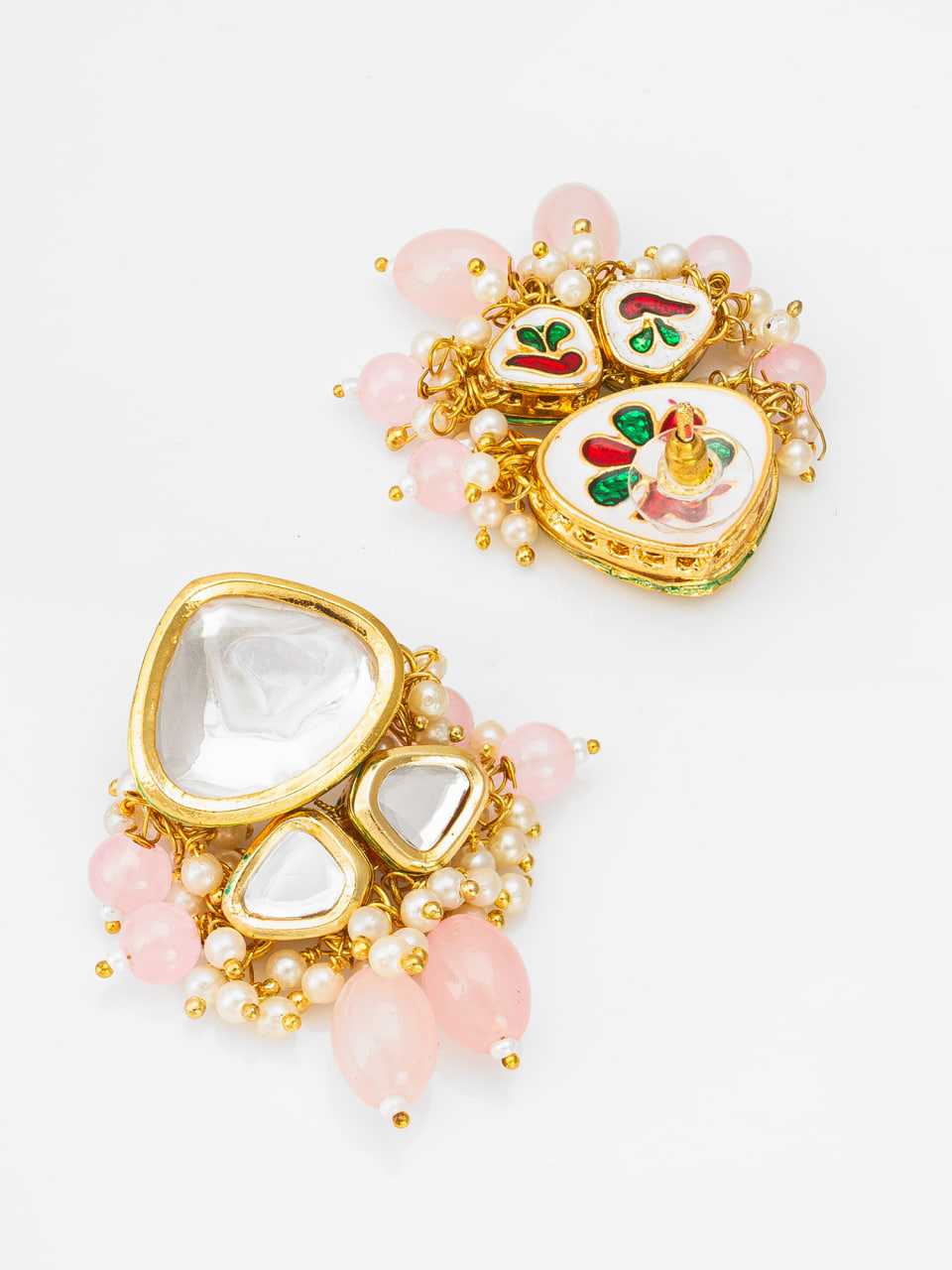 Ynf Brass KESH105 NK4352 Womens Jewellery Wholesale Long Sets Fancy Mala Necklaces Kundan Pendant Sets Manufacturer - Jewellery Export