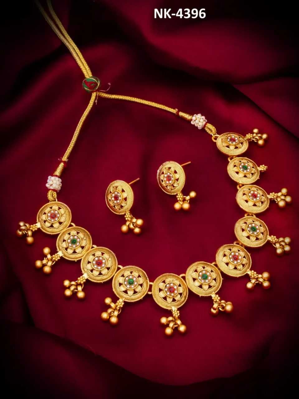 Ynf Brass KESH105 NK4396 Womens Jewellery Wholesale Necklaces Set Fashion Necklace Artificial Necklace Sets Manufacturer - Jewellery Export