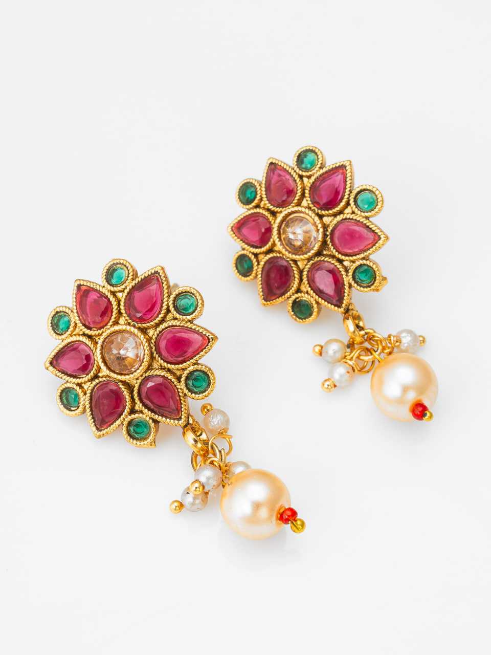 Ynf Brass KESH105 NK4423 Womens Jewellery Wholesale Necklaces Set Fashion Necklace Artificial Necklace Sets Manufacturer - Jewellery Export