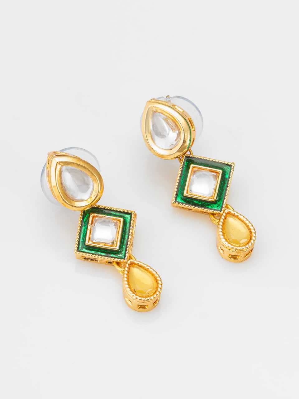 Ynf Brass KESH105 NK4665 Womens Jewellery Wholesale Kundan Pendant Sets Kundan Necklace Set Fashion Necklace Manufacturer - Jewellery Export