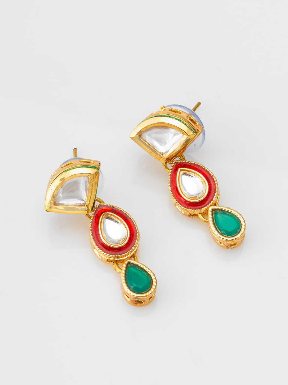 Ynf Brass KESH105 NK4670 Womens Jewellery Wholesale Fancy Mala Necklaces Kundan Pendant Sets Fashion Necklace Manufacturer - Jewellery Export