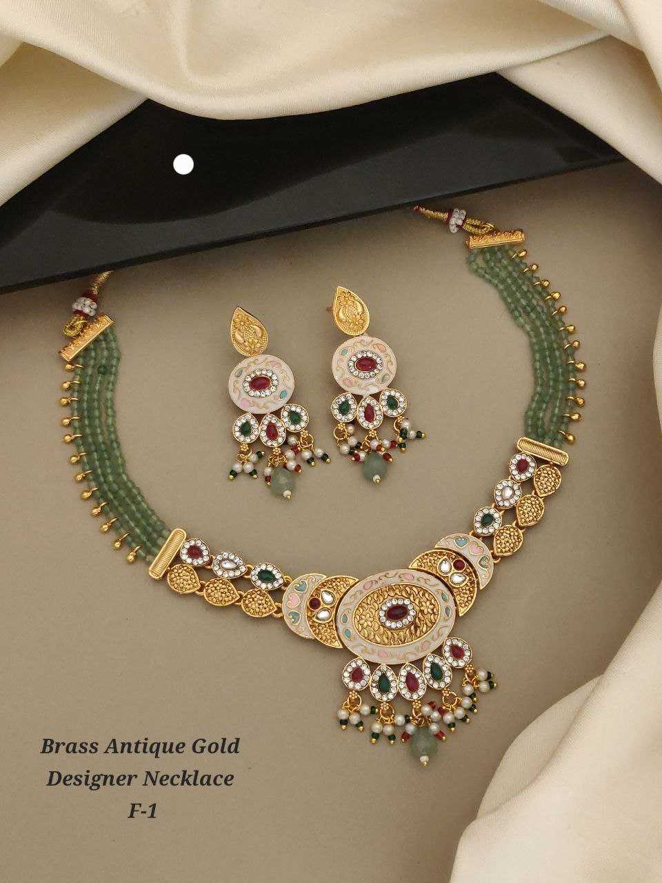 Ynf Brass KESH193 Womens Jewellery Wholesale Necklaces Set Fashion Necklace Artificial Necklace Sets Manufacturer - Jewellery Export