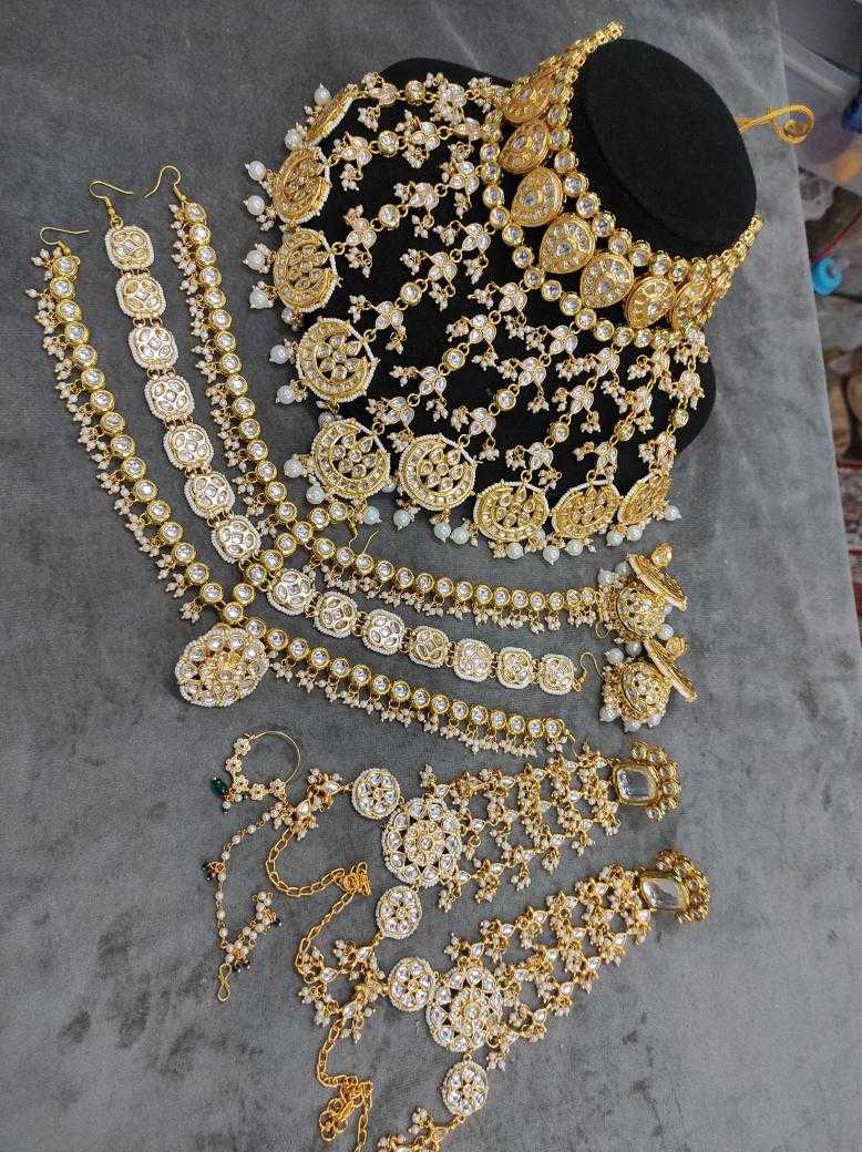 Ynf Brass KESH494 05 Womens Jewellery Wholesale Necklaces Set Bridal Jewelry Sets Artificial Bridal Jewelry Manufacturer - Jewellery Export