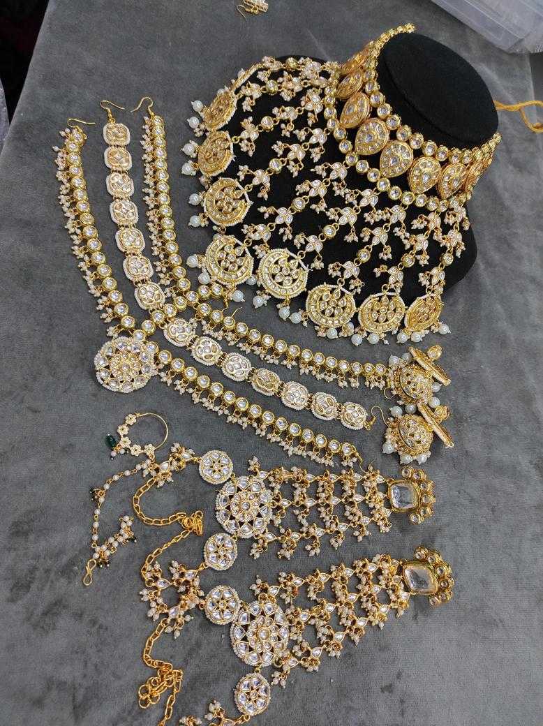 Ynf Brass KESH494 05 Womens Jewellery Wholesale Necklaces Set Bridal Jewelry Sets Artificial Bridal Jewelry Manufacturer - Jewellery Export