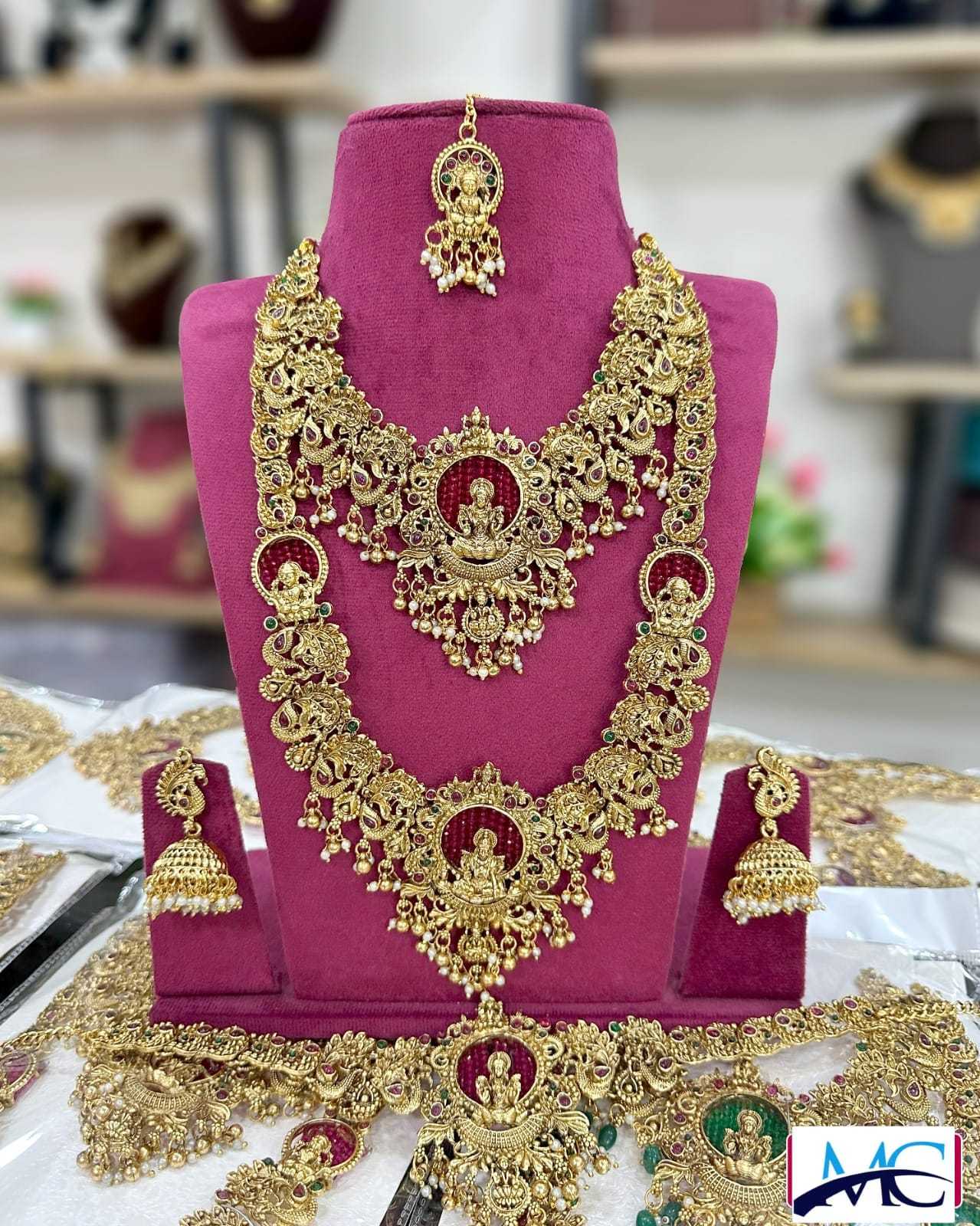 Ynf Brass KESH494 13 Womens Jewellery Wholesale Long Sets Bridal Jewelry Sets Artificial Bridal Jewelry Manufacturer - Jewellery Export