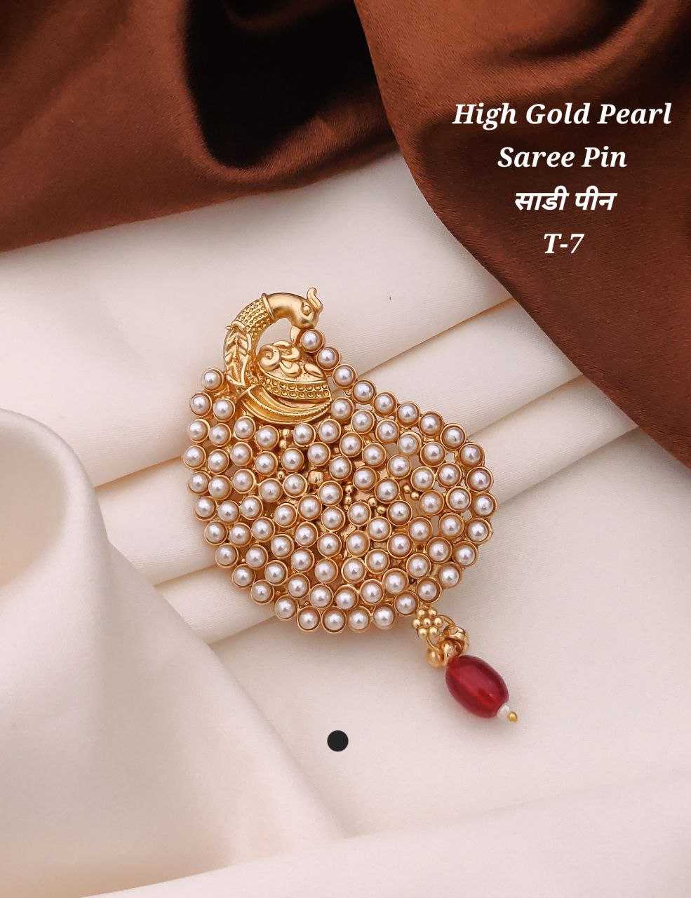 Ynf Brass Womens Jewellery Wholesale Antique Saree Pins Manufacturer - Jewellery Export