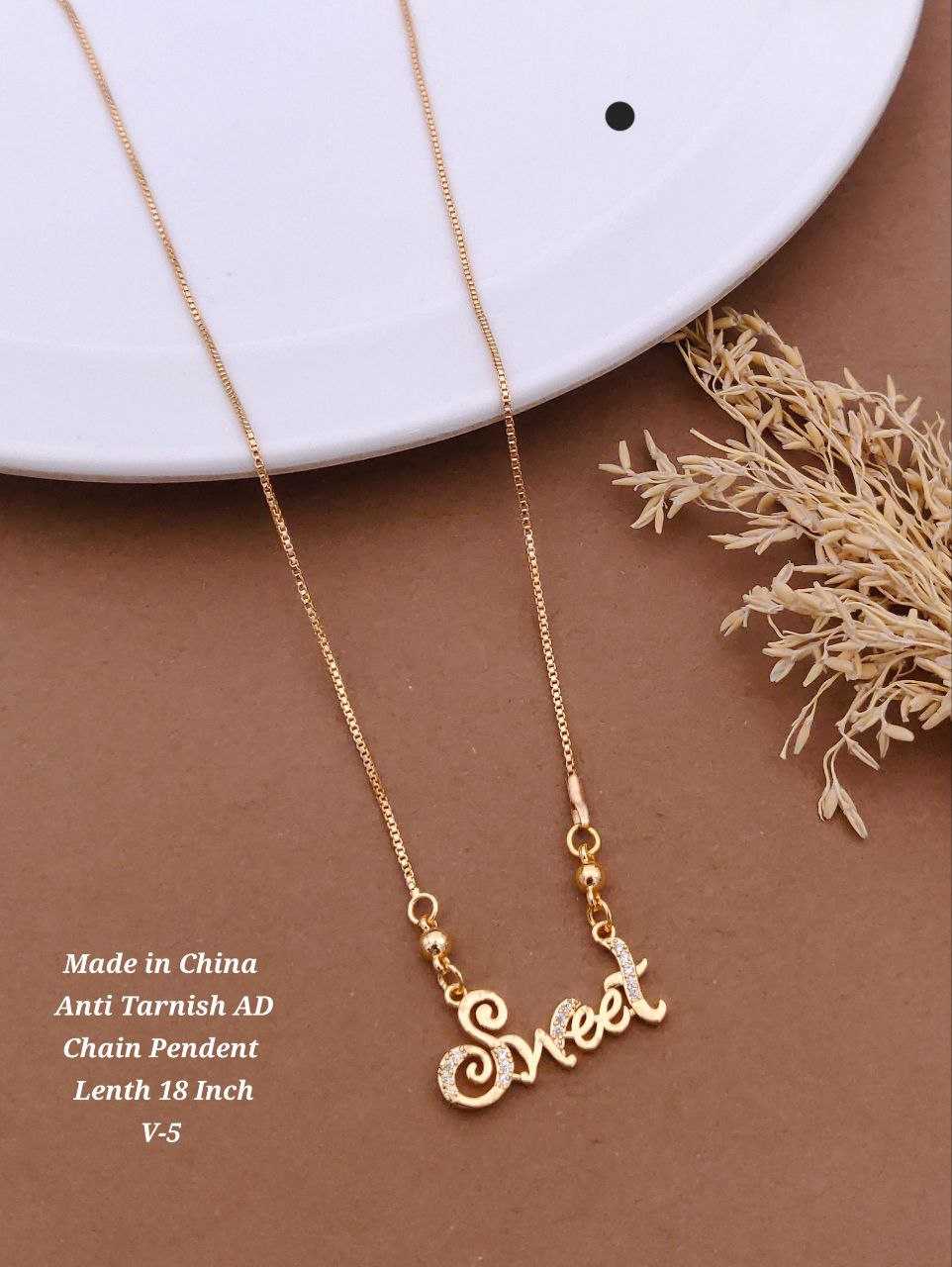 Ynf Brass Womens Jewellery Wholesale Chain Pendant Set Manufacturer - Jewellery Export