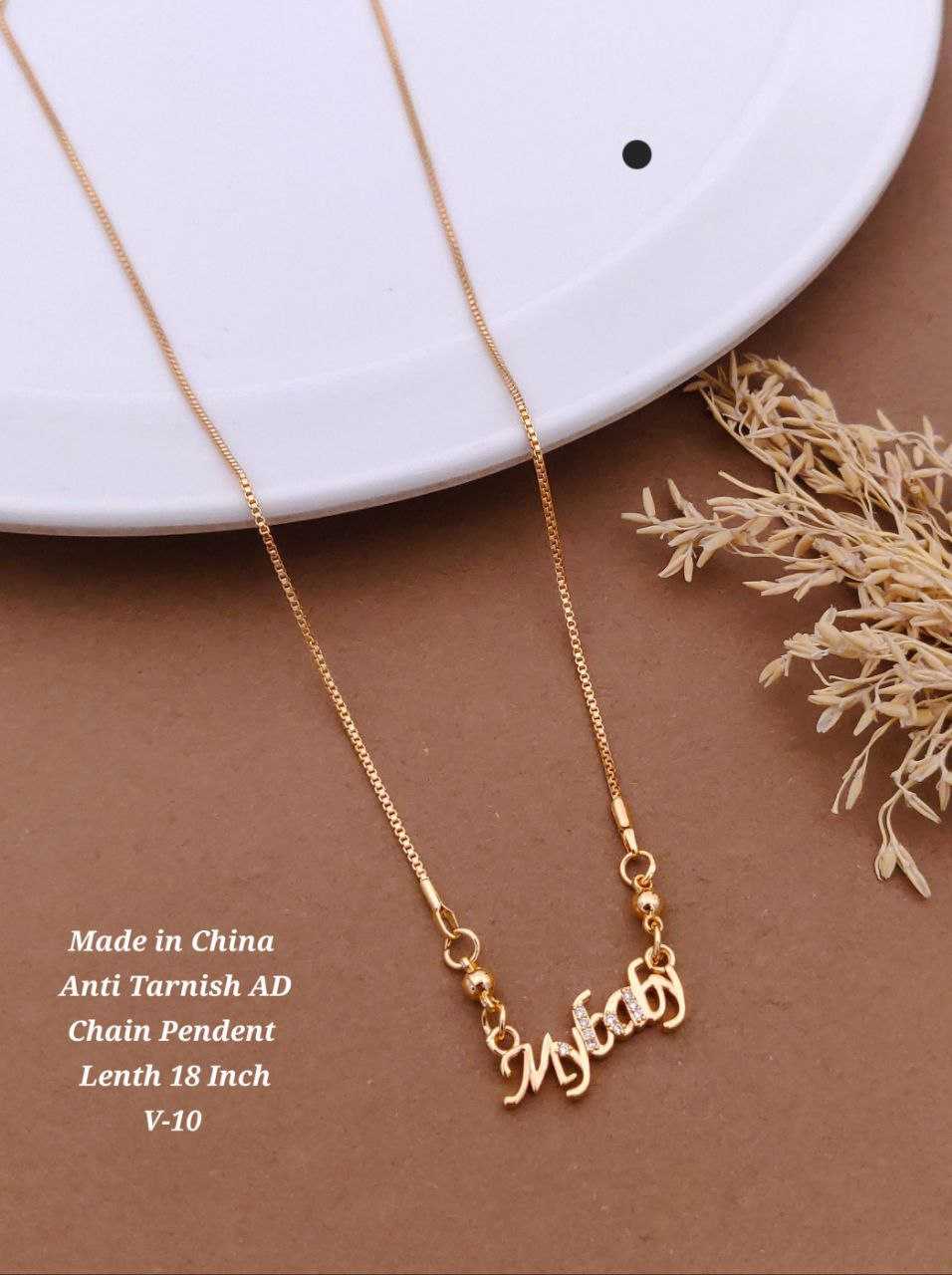 Ynf Brass Womens Jewellery Wholesale Chain Pendant Set Manufacturer - Jewellery Export