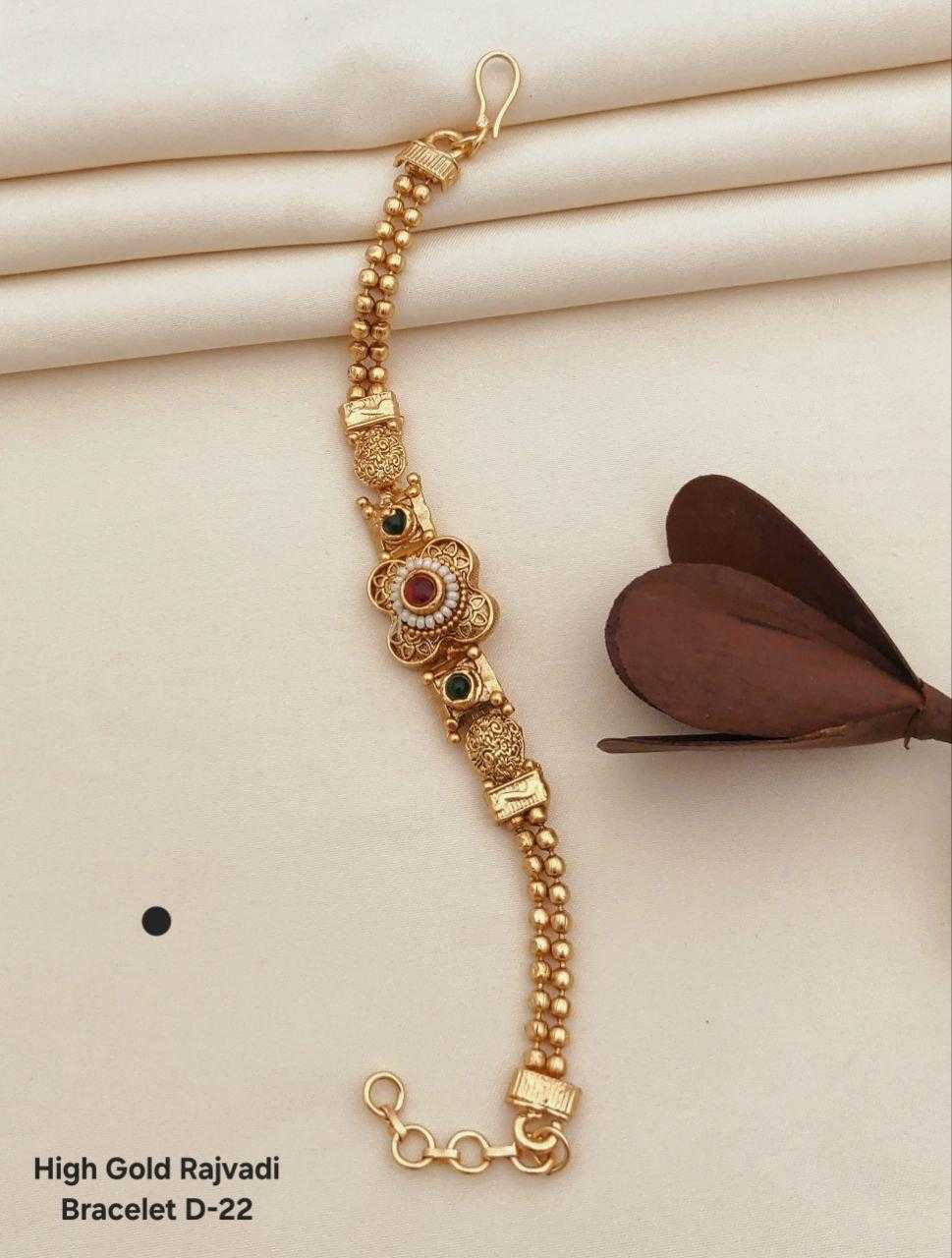 Ynf Fancy KESH193 Womens Jewellery Wholesale Rajwadi Bracelet Fashion Bracelets Gold Plated Jewelry Manufacturer - Jewellery Export