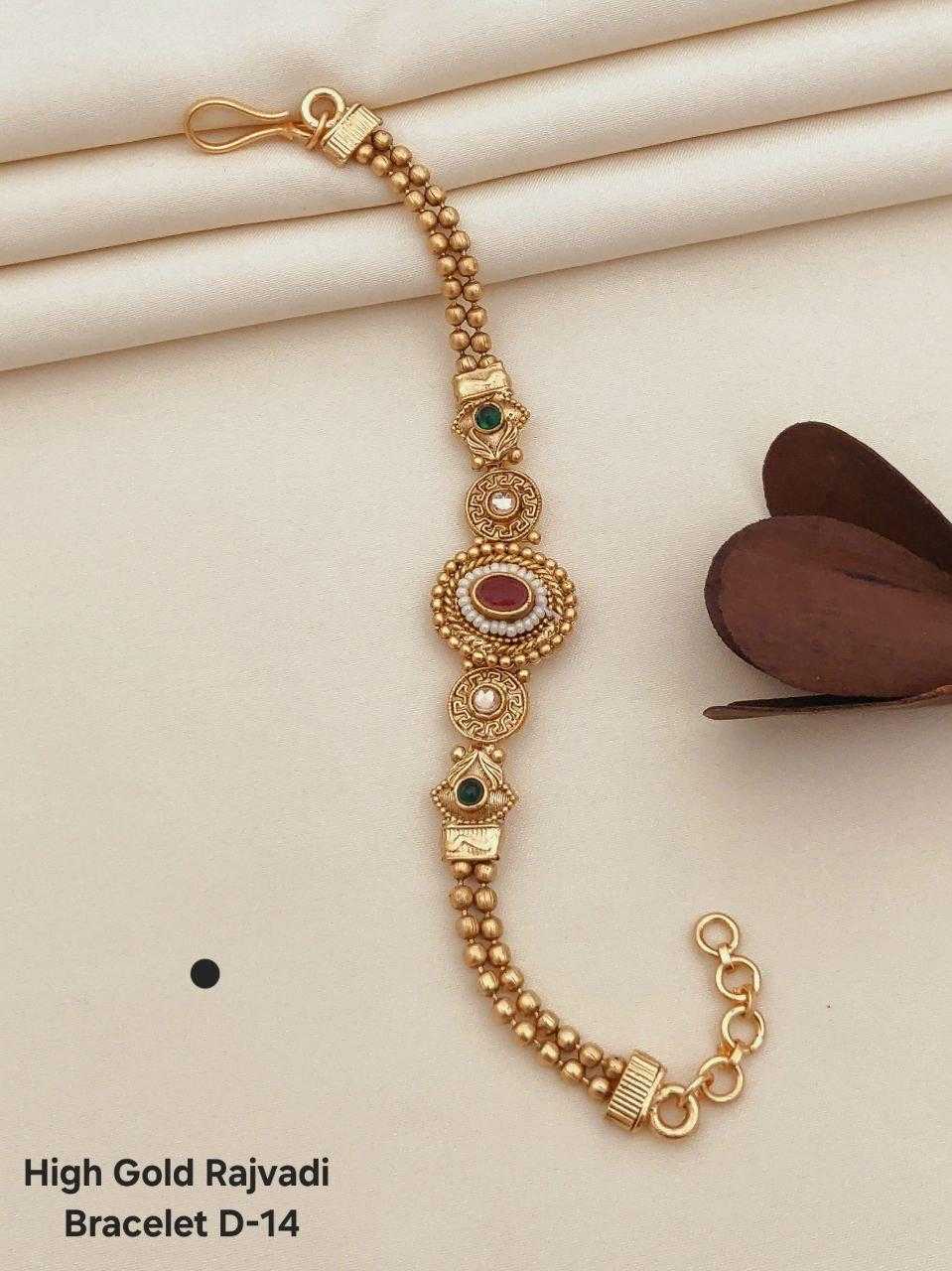 Ynf Fancy KESH193 Womens Jewellery Wholesale Rajwadi Bracelet Fashion Bracelets Gold Plated Jewelry Manufacturer - Jewellery Export