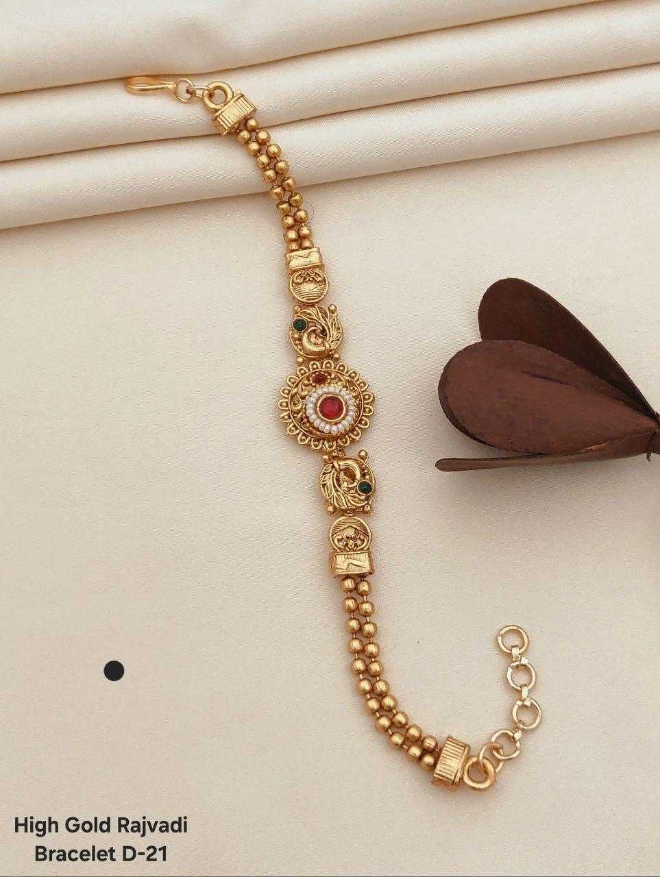 Ynf Fancy KESH193 Womens Jewellery Wholesale Rajwadi Bracelet Fashion Bracelets Gold Plated Jewelry Manufacturer - Jewellery Export