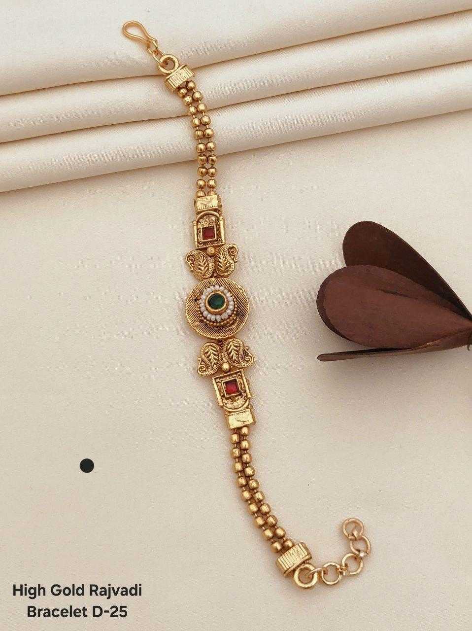 Ynf Fancy KESH193 Womens Jewellery Wholesale Rajwadi Bracelet Fashion Bracelets Gold Plated Jewelry Manufacturer - Jewellery Export