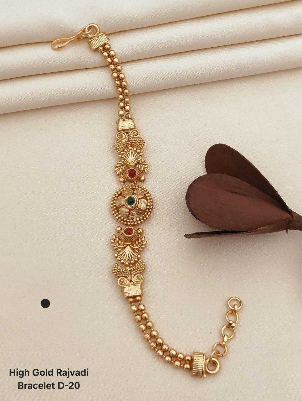 Ynf Fancy KESH193 Womens Jewellery Wholesale Rajwadi Bracelet Fashion Bracelets Gold Plated Jewelry Manufacturer - Jewellery Export