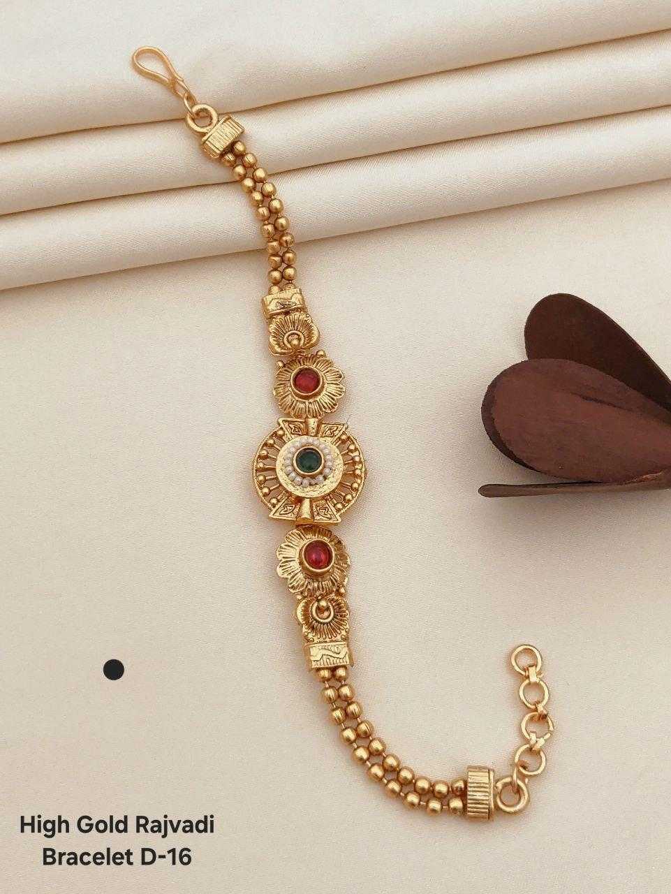 Ynf Fancy KESH193 Womens Jewellery Wholesale Rajwadi Bracelet Fashion Bracelets Gold Plated Jewelry Manufacturer - Jewellery Export