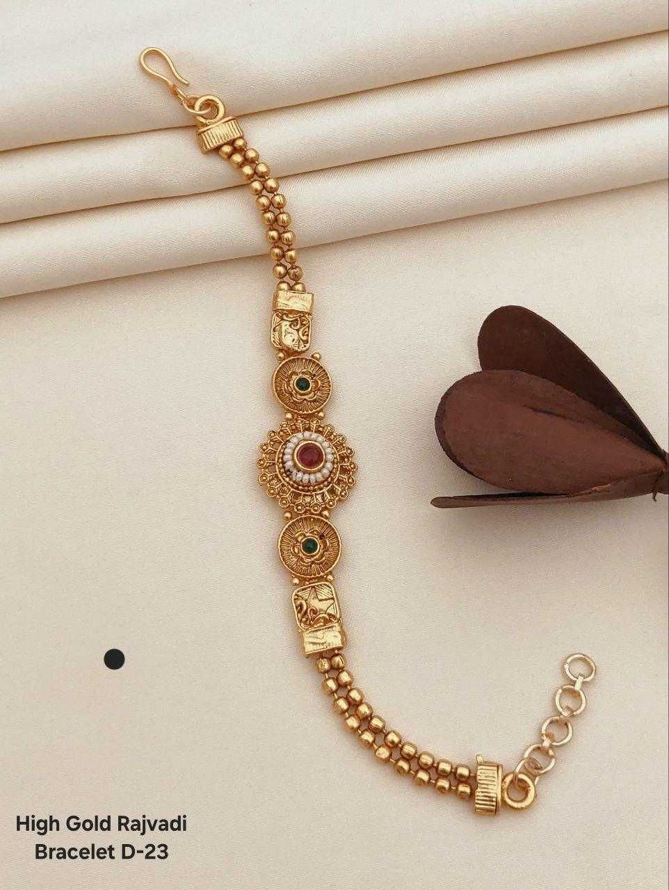 Ynf Fancy KESH193 Womens Jewellery Wholesale Rajwadi Bracelet Fashion Bracelets Gold Plated Jewelry Manufacturer - Jewellery Export