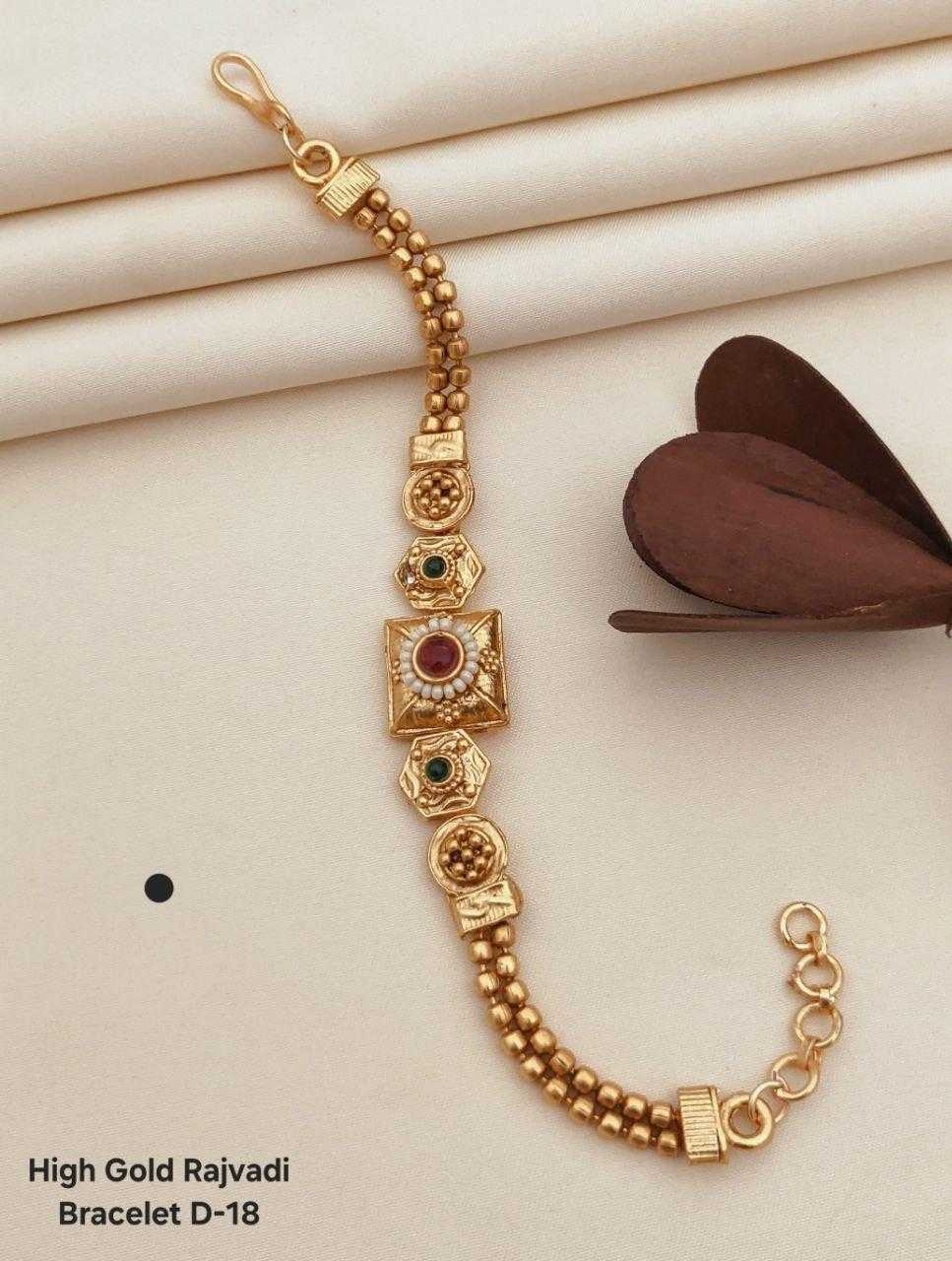 Ynf Fancy KESH193 Womens Jewellery Wholesale Rajwadi Bracelet Fashion Bracelets Gold Plated Jewelry Manufacturer - Jewellery Export