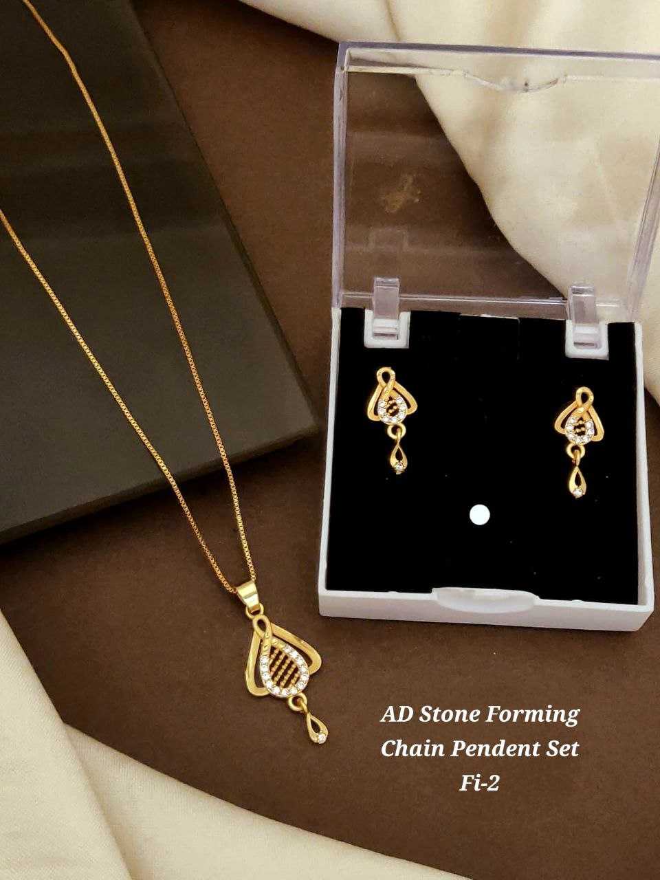 Ynf Brass KESH193 Womens Jewellery Wholesale Chain Pendant Set Gold Chains Manufacturer - Jewellery Export