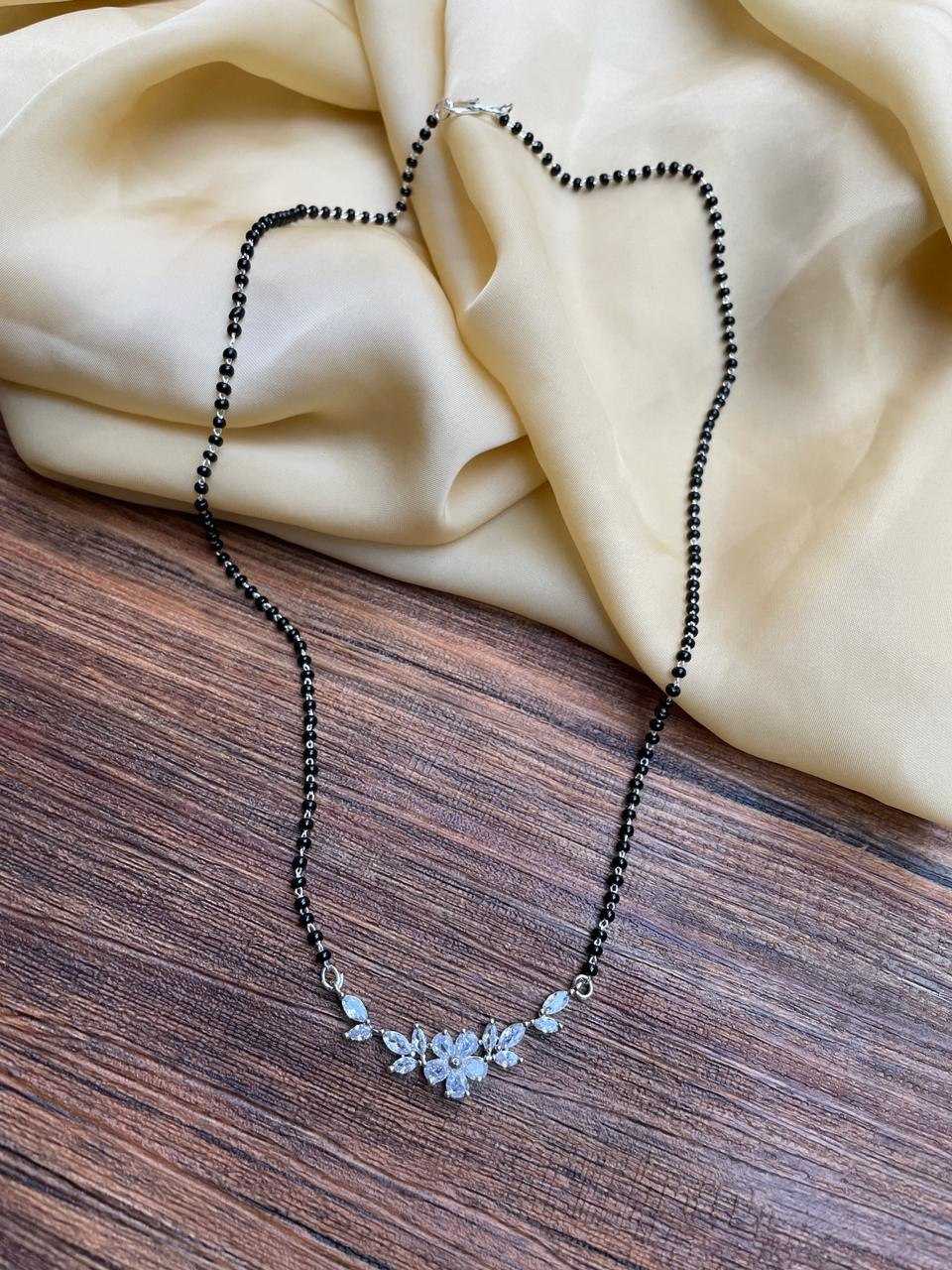 Ynf Silver Plated KESH191 MANGALSUTRA-1 Womens Jewellery Wholesale Mangalsutras Silver Plated Jewelry Manufacturer - Jewellery Export