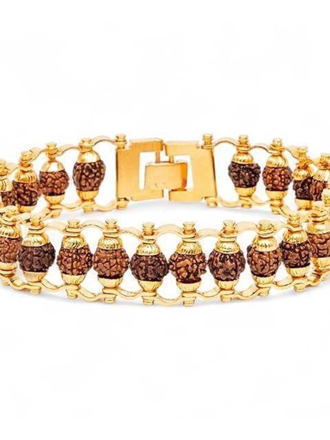 Ynf Brass KESH191 Mens Jewellery Wholesale Bracelets Rudraksha Bracelet Manufacturer - Jewellery Export