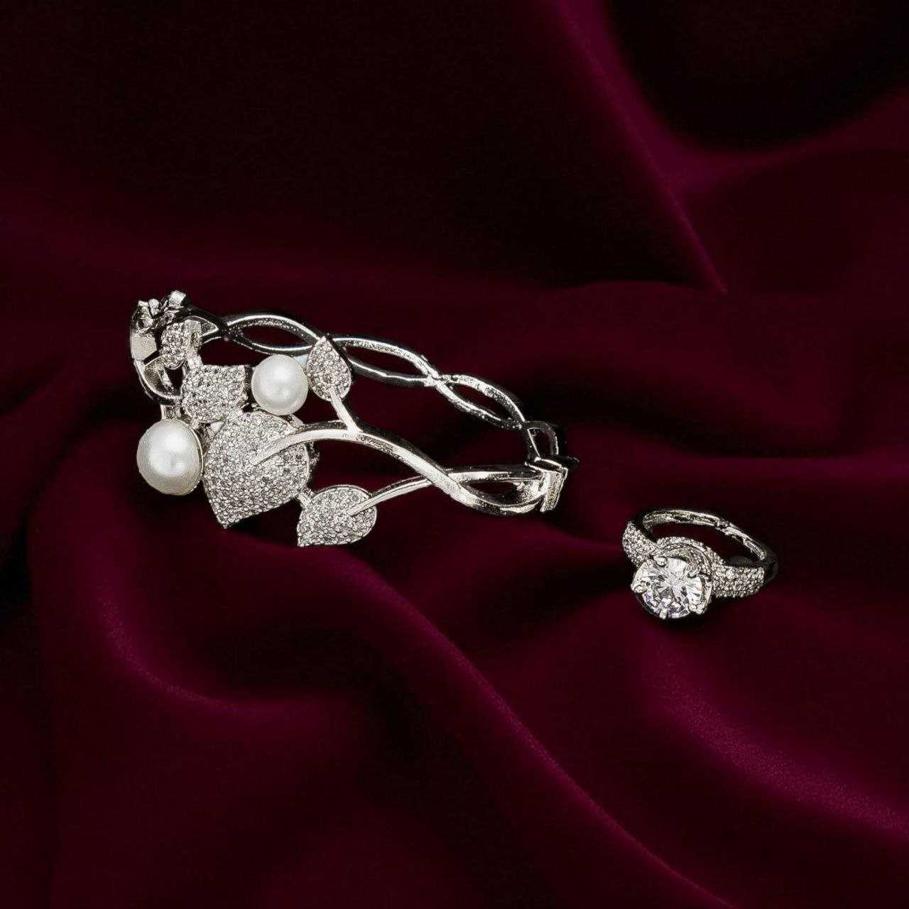 Ynf Brass Womens Jewellery Wholesale AD Diamond Bracelet Diamond Bracelets Antique Bracelet Manufacturer - Jewellery Export